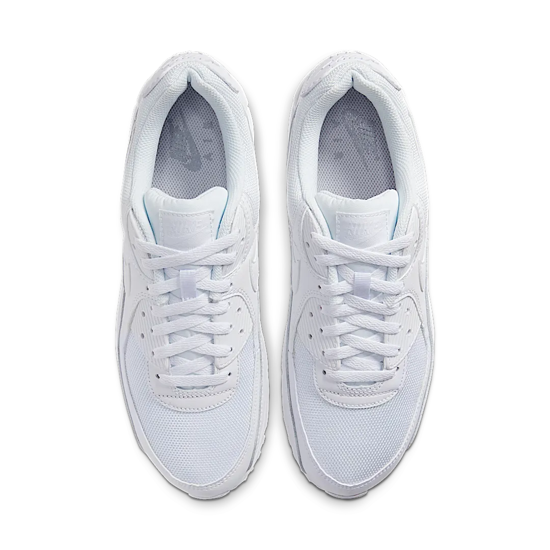 Overkicks - Nike Air Max 90 Recraft Triple White (CN8490-100) - par completo