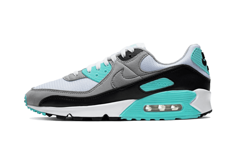 Overkicks - Nike Air Max 90 Recraft Turquoise (CD0881-100) - vista lateral