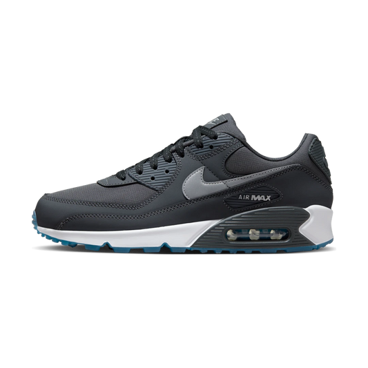 Overkicks - Nike Air Max 90 Reflective Swoosh Anthracite Industrial Blue (FV0381-001) - vista lateral
