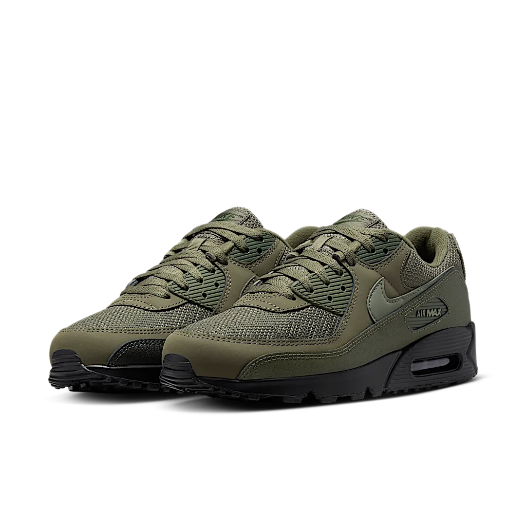 Overkicks - Nike Air Max 90 Reflective Swoosh Medium Olive (HQ3828-200) - vista trasera