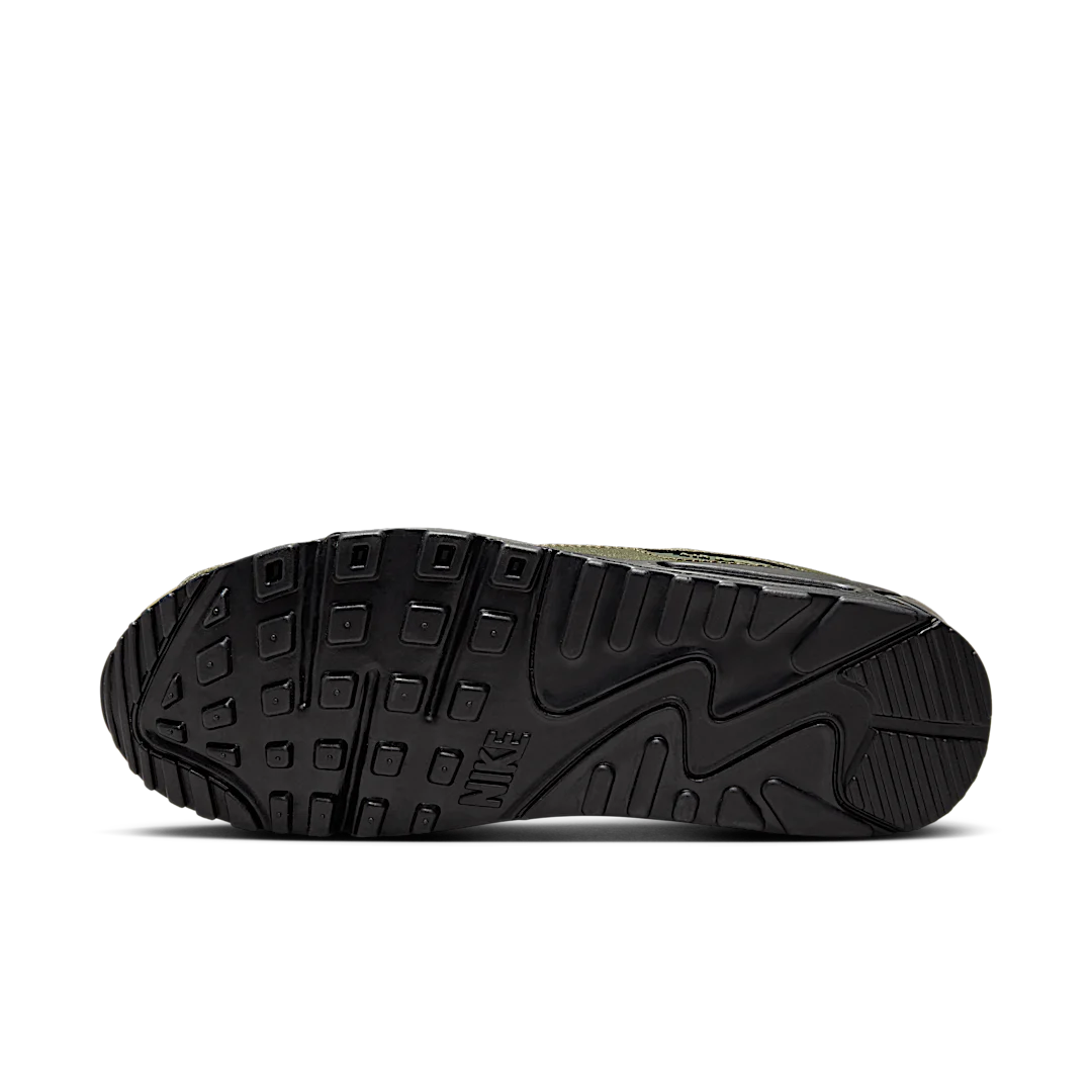 Overkicks - Nike Air Max 90 Reflective Swoosh Medium Olive (HQ3828-200) - detalle suela