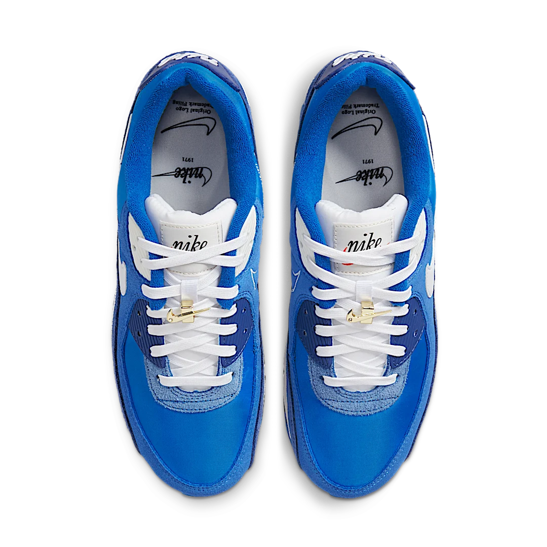 Overkicks - Nike Air Max 90 SE First Use Signal Blue (DB0636-400) - par completo