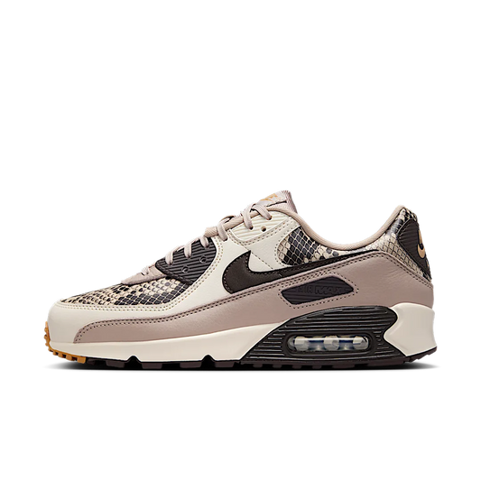 Overkicks - Nike Air Max 90 SE Tan Snakeskin (HF1212-200) - vista lateral
