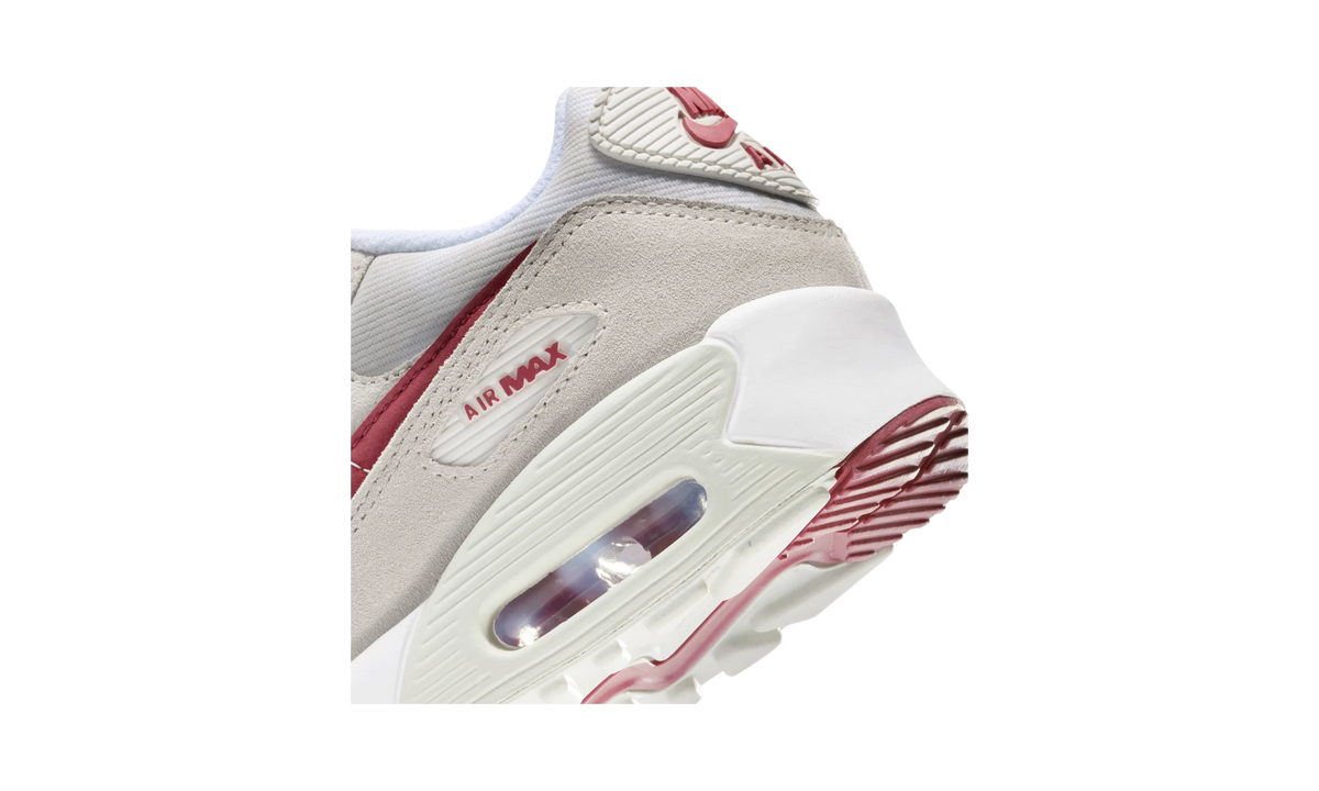 Overkicks - Nike Air Max 90 SE White Light Bone Crimson (II0742-100) - detalle