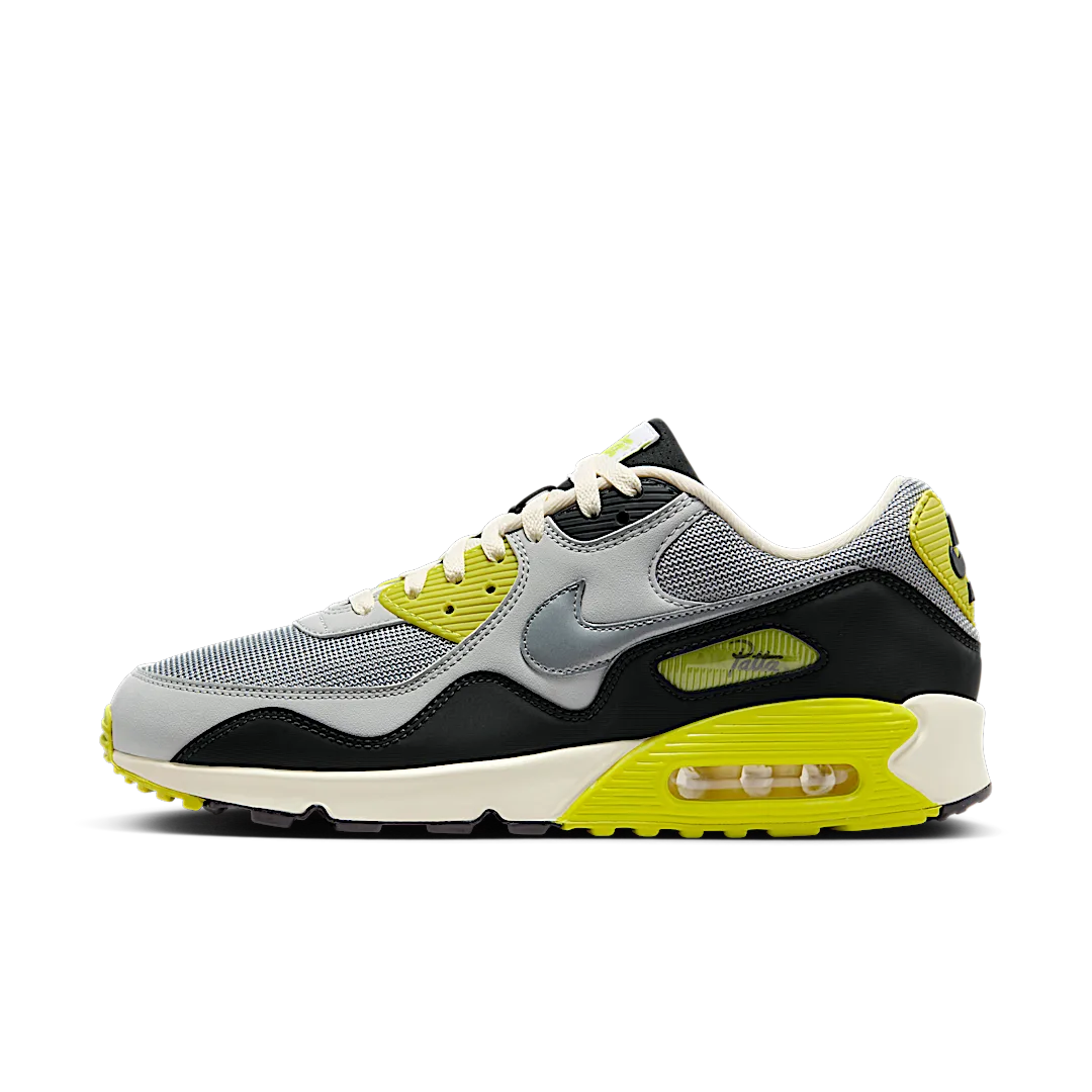 Overkicks - Nike Air Max 90 SP Patta Waves Cyber (HF8814-001) - vista lateral