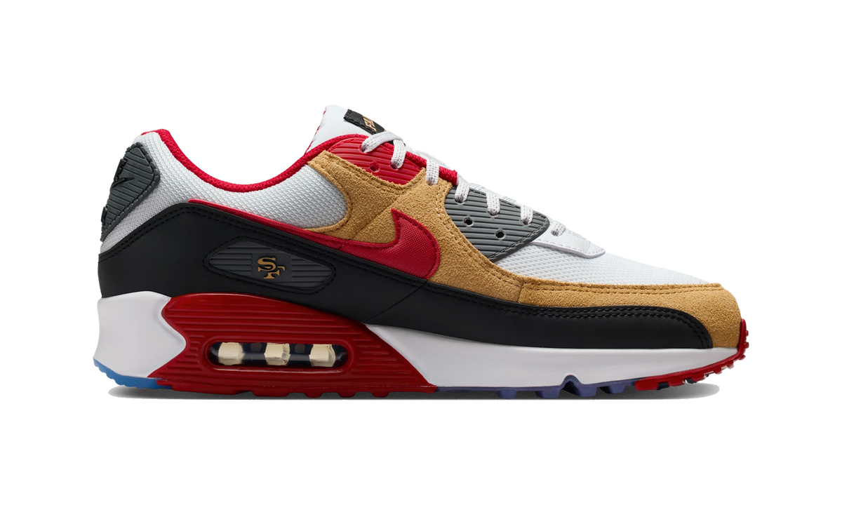 Overkicks - Nike Air Max 90 San Francisco 49ers (II7588-100) - detalle suela