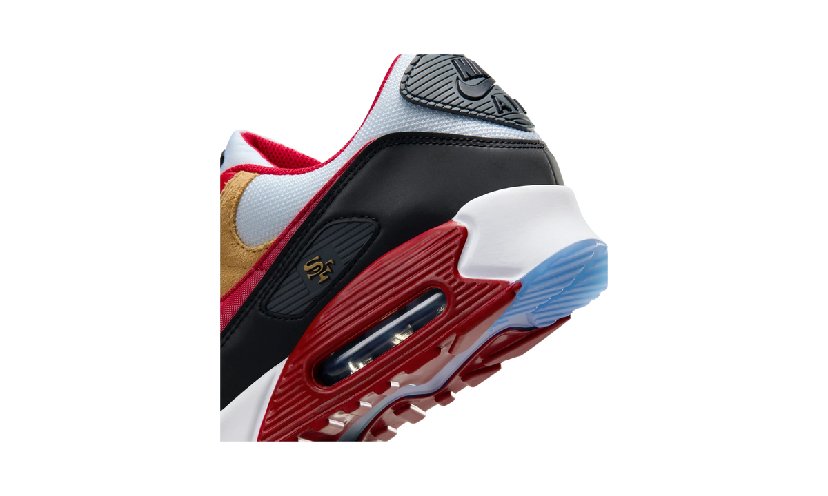 Overkicks - Nike Air Max 90 San Francisco 49ers (II7588-100) - detalle