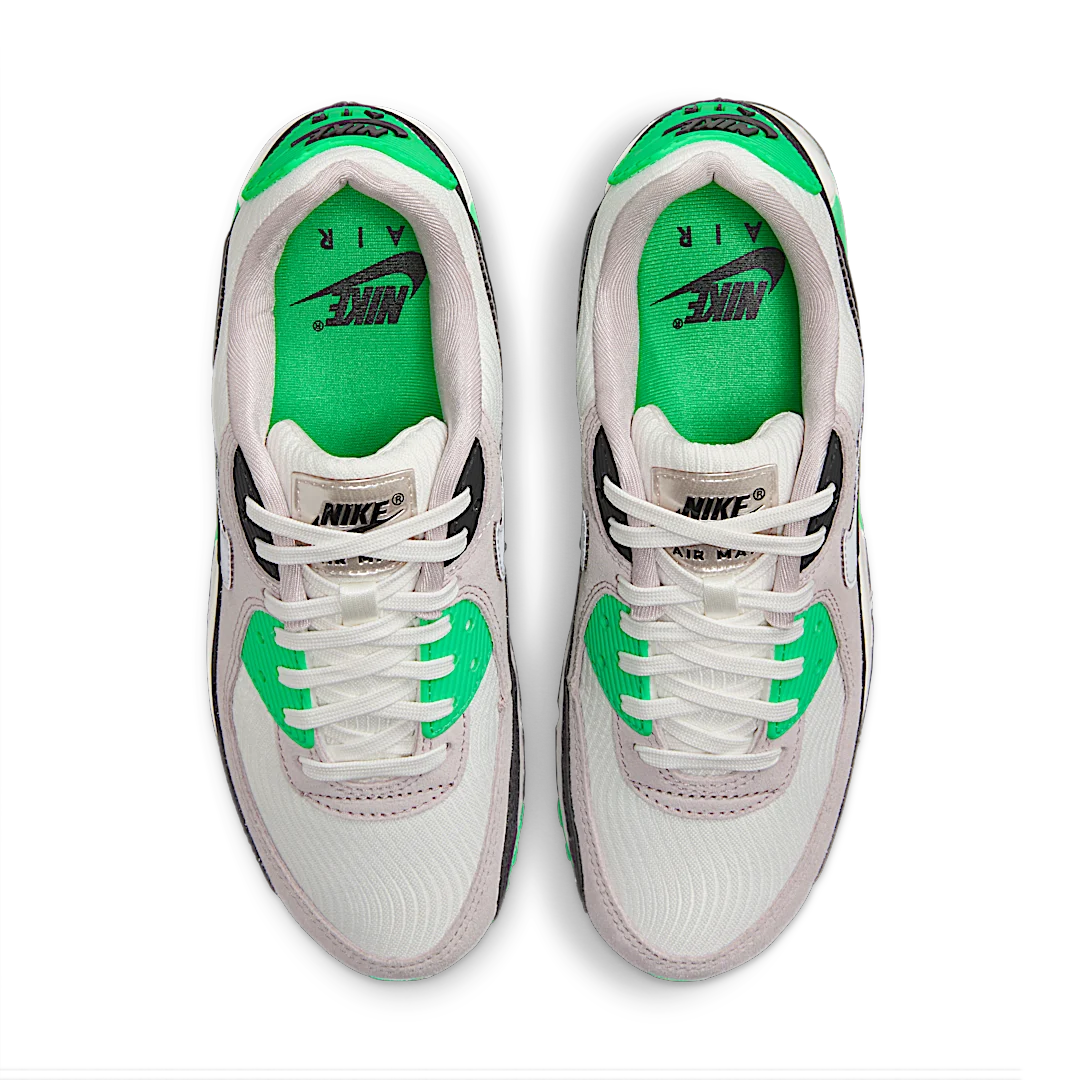 Overkicks - Nike Air Max 90 Scream Green (FJ3208-001) - vista trasera