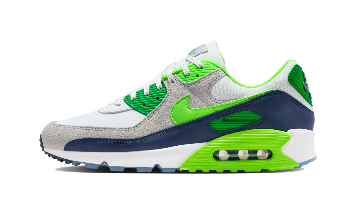 Overkicks - Nike Air Max 90 Seattle Seahawks (II7534-100) - vista lateral