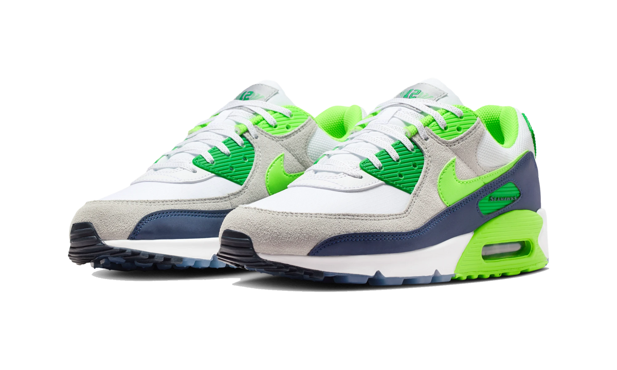 Overkicks - Nike Air Max 90 Seattle Seahawks (II7534-100) - vista trasera