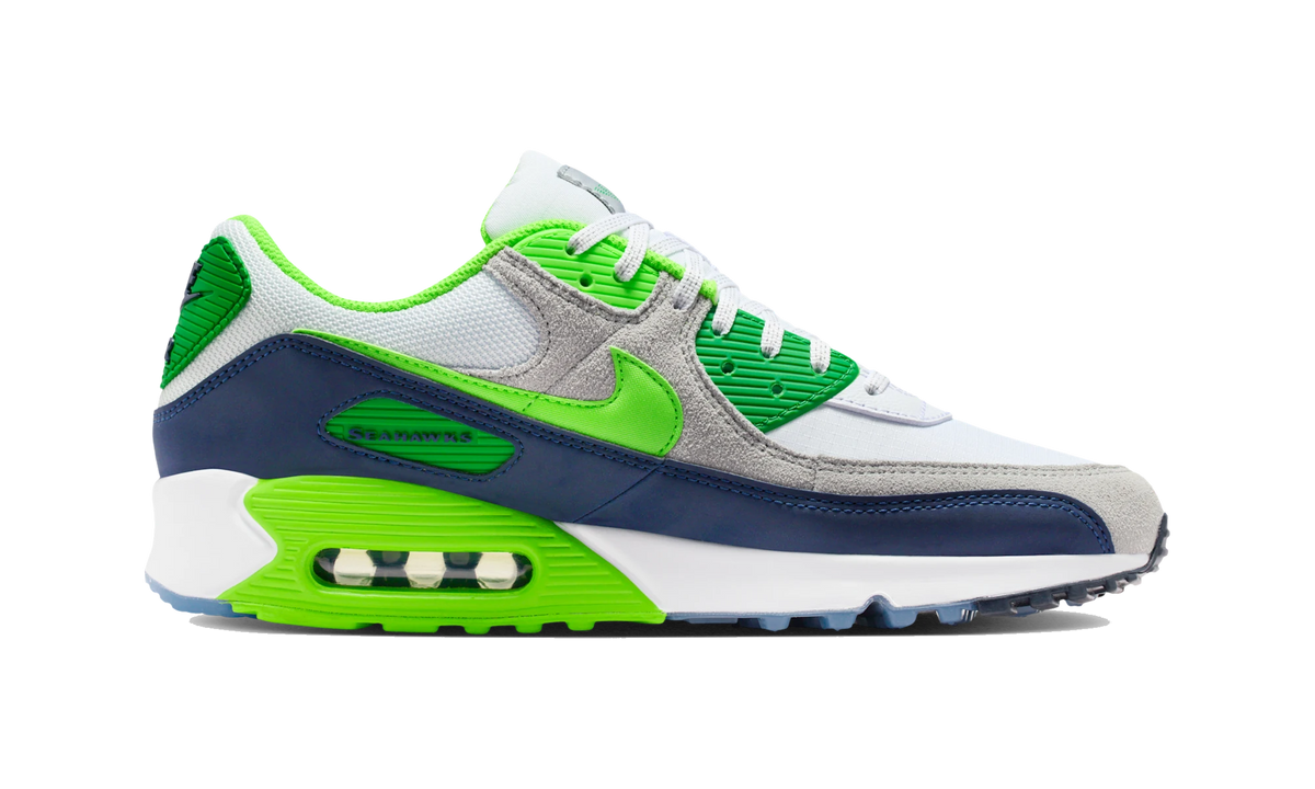 Overkicks - Nike Air Max 90 Seattle Seahawks (II7534-100) - detalle suela