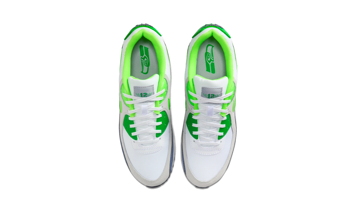 Overkicks - Nike Air Max 90 Seattle Seahawks (II7534-100) - vista superior