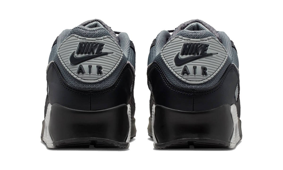 Overkicks - Nike Air Max 90 Smoke Grey Black Photon Dust (DM0029-020) - detalle talón