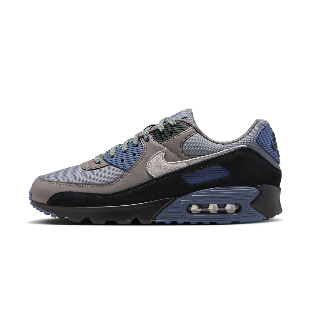 Overkicks - Nike Air Max 90 Smoke Grey Diffused Blue (IB6392-001) - vista lateral