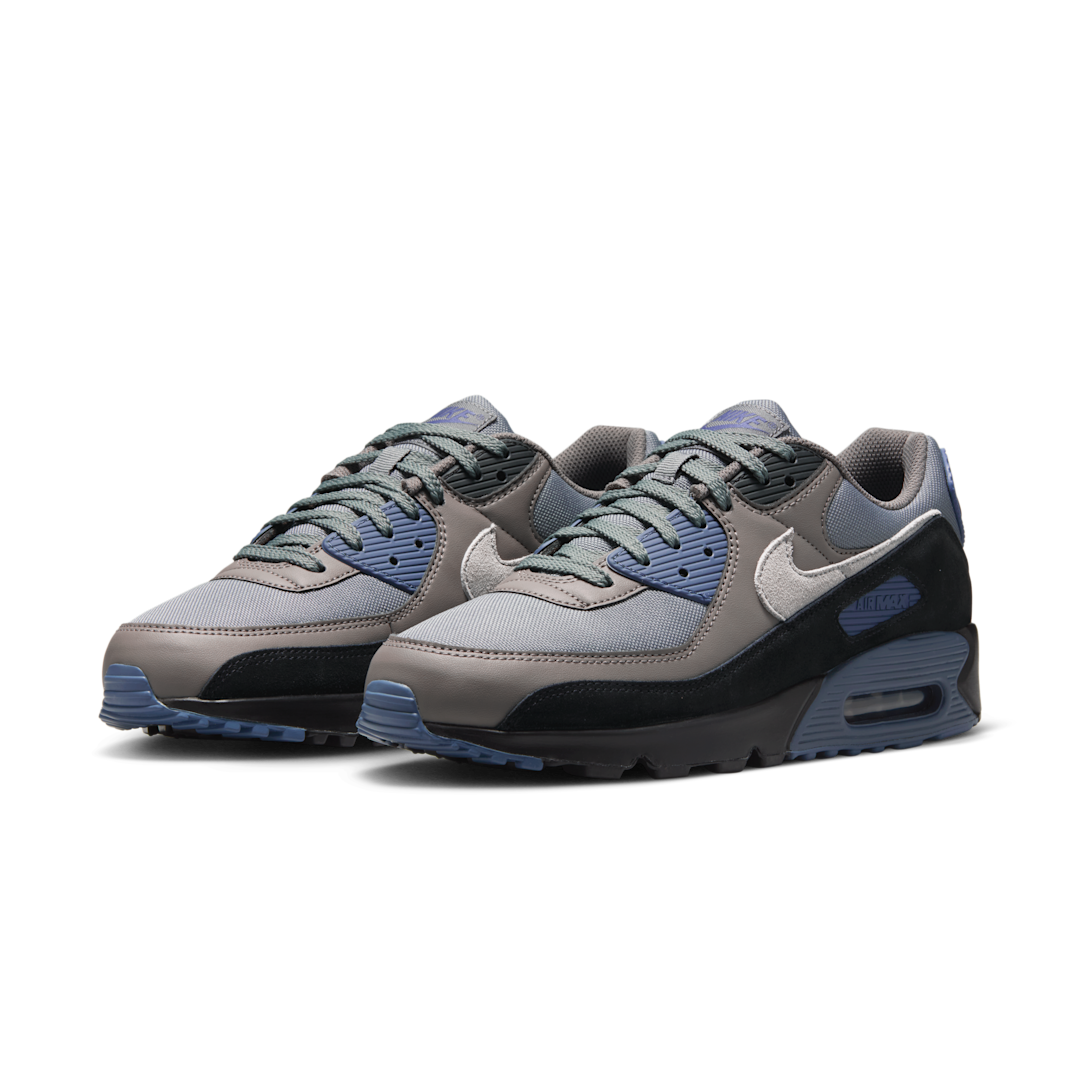 Overkicks - Nike Air Max 90 Smoke Grey Diffused Blue (IB6392-001) - vista trasera