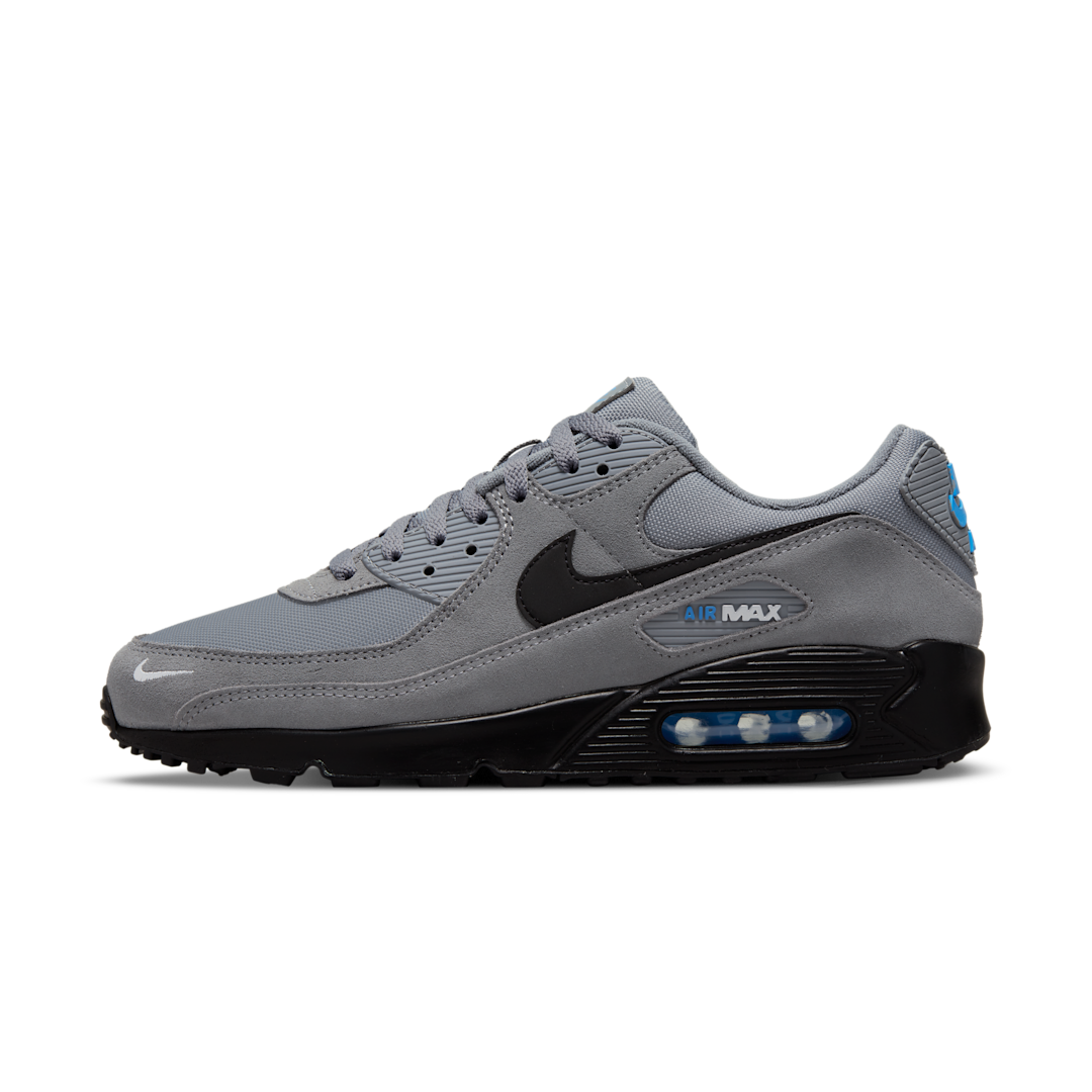 Overkicks - Nike Air Max 90 Smoke Grey Light Photo Blue (DO6706-002) - vista lateral