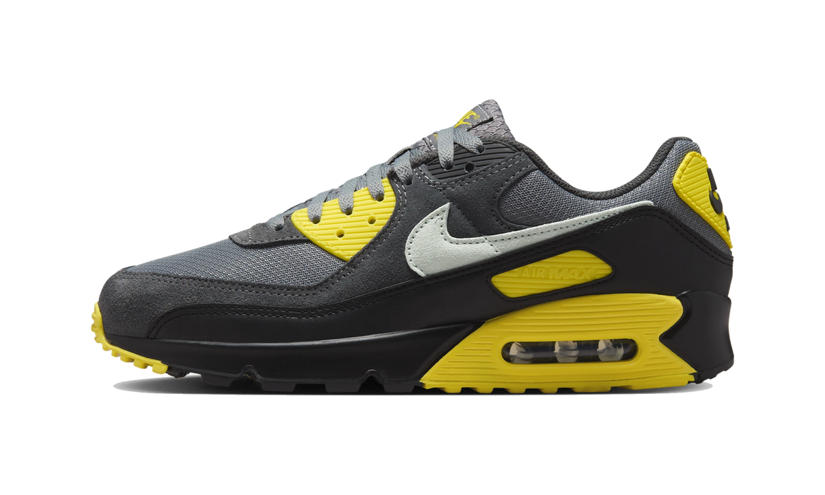 Overkicks - Nike Air Max 90 Smoke Grey Lightning (DM0029-016) - vista lateral