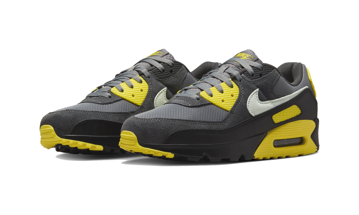 Overkicks - Nike Air Max 90 Smoke Grey Lightning (DM0029-016) - vista trasera