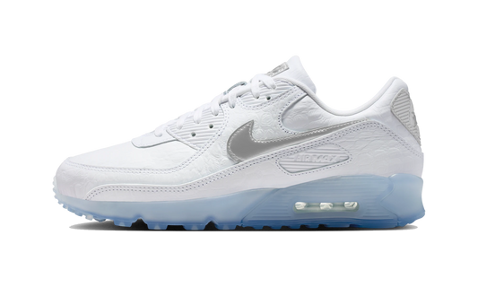 Overkicks - Nike Air Max 90 Terrascape White Croc Blue Tint (IU3638-100) - vista lateral