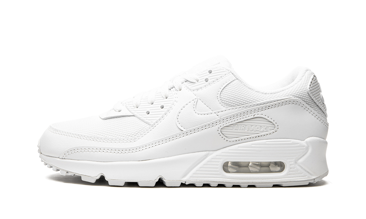 Overkicks - Nike Air Max 90 Triple White (CQ2560-100) - vista lateral