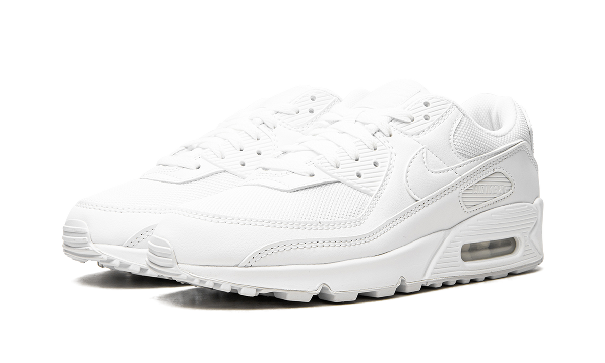 Overkicks - Nike Air Max 90 Triple White (CQ2560-100) - vista trasera