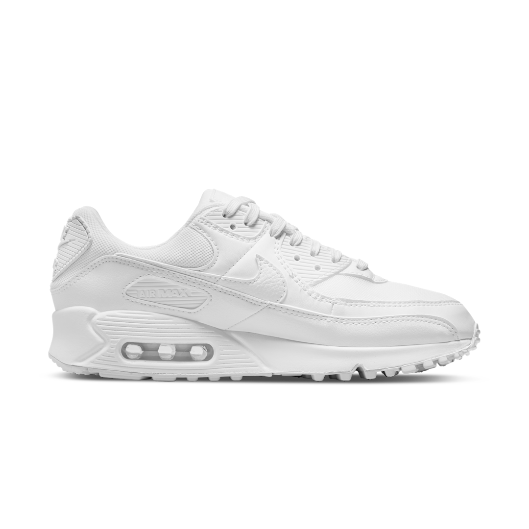 Overkicks - Nike Air Max 90 Triple White (2022) (DH8010-100) - par completo