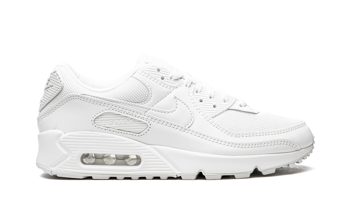 Overkicks - Nike Air Max 90 Triple White (CQ2560-100) - detalle talón