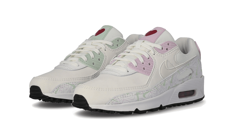 Overkicks - Nike Air Max 90 Valentines Day (2020) (CI7395-100) - vista trasera