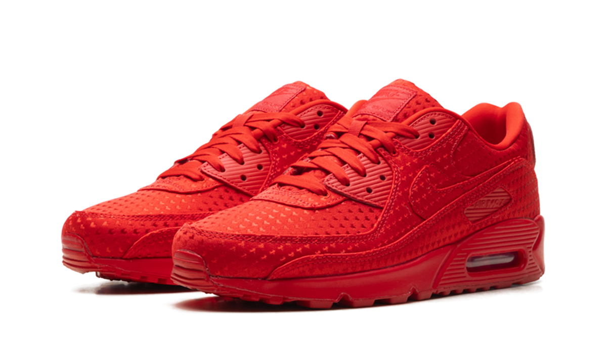 Overkicks - Nike Air Max 90 Valentines Day University Red (2026) (IB6606-600) - vista superior