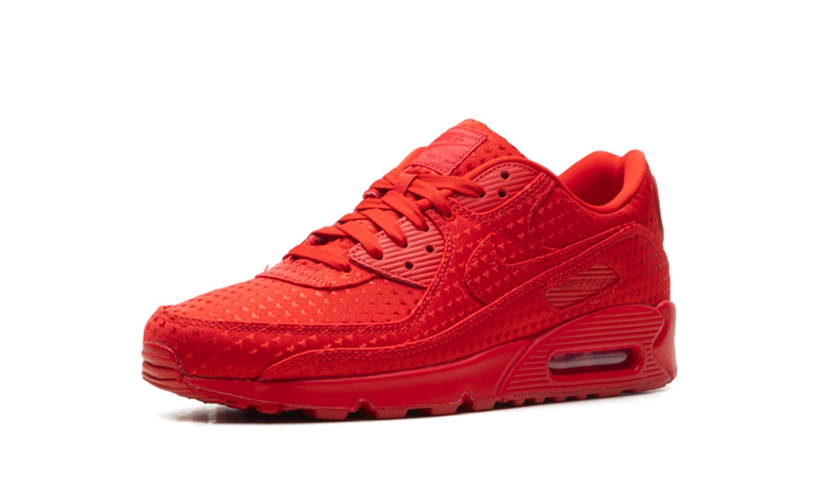Overkicks - Nike Air Max 90 Valentines Day University Red (2026) (IB6606-600) - detalle lateral interior
