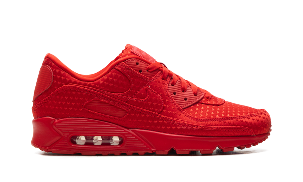 Overkicks - Nike Air Max 90 Valentines Day University Red (2026) (IB6606-600) - detalle