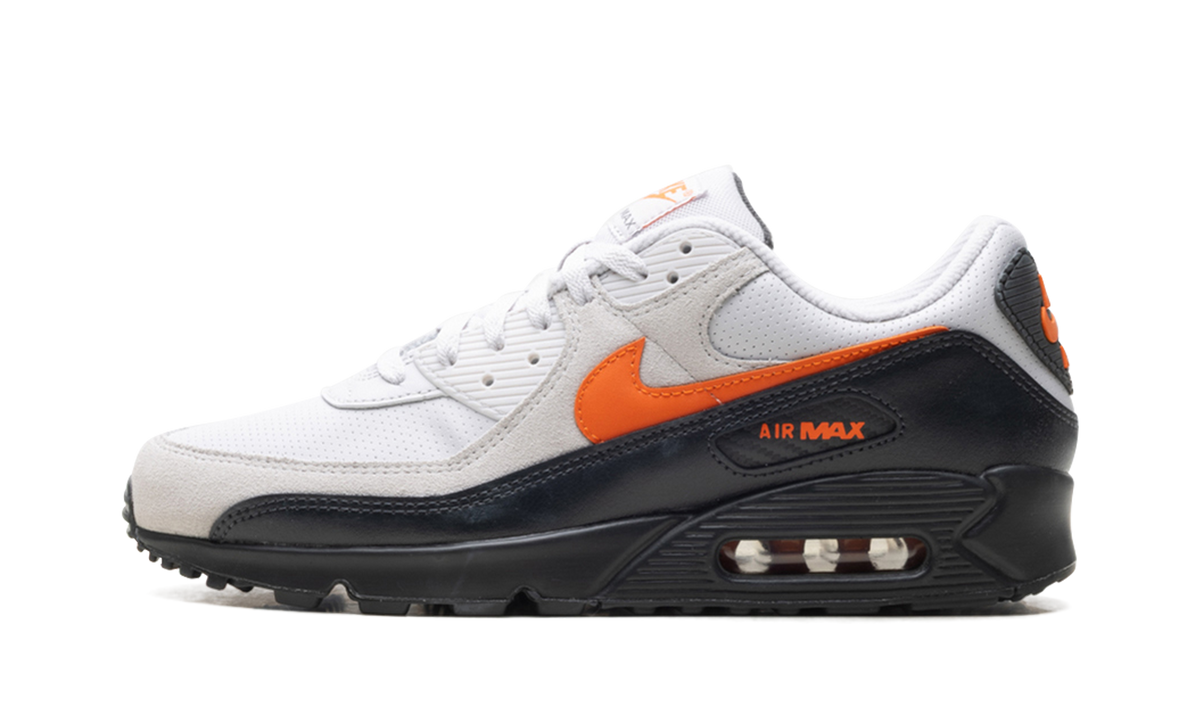 Overkicks - Nike Air Max 90 Vast Grey Safety Orange (IF0670-003) - vista lateral