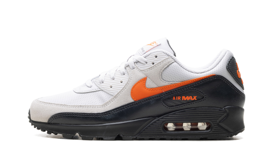 Overkicks - Nike Air Max 90 Vast Grey Safety Orange (IF0670-003) - vista lateral