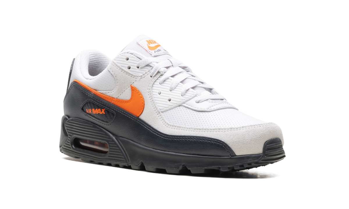Overkicks - Nike Air Max 90 Vast Grey Safety Orange (IF0670-003) - detalle lateral interior