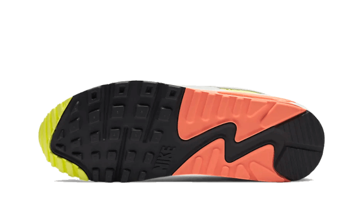 Overkicks - Nike Air Max 90 White Barely Green Bright Mango (CV8819-101) - par completo