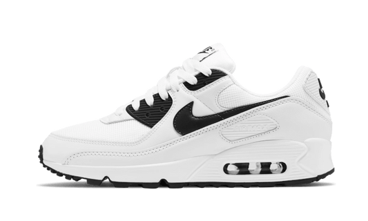 Overkicks - Nike Air Max 90 White Black (2020) (CT1028-103) - vista lateral
