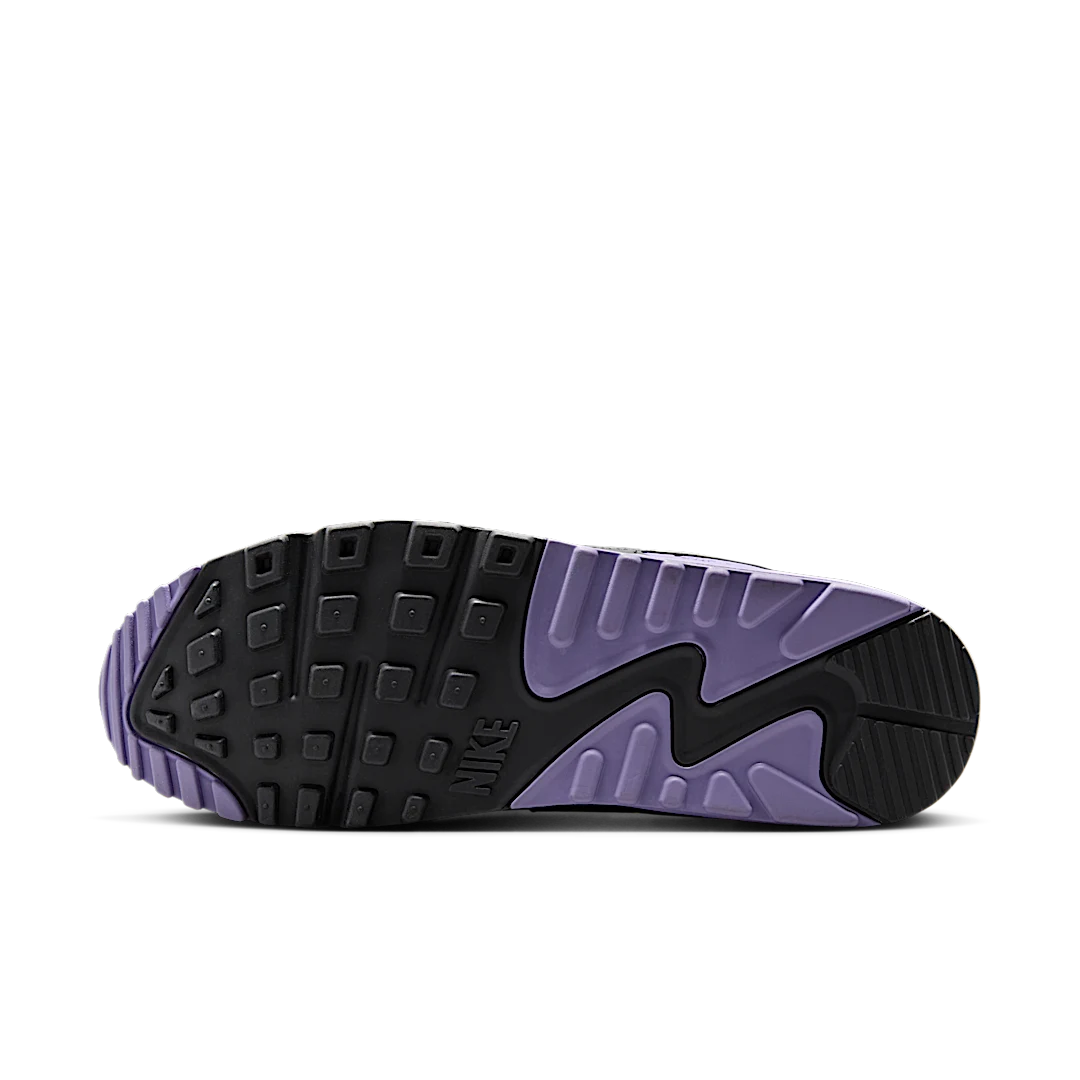 Overkicks - Nike Air Max 90 White Dusty Amethyst Photon Dust Light Smoke Grey (DM0029-114) - detalle suela