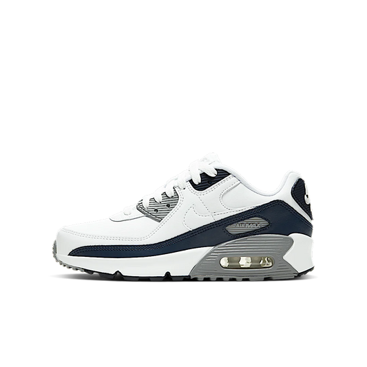 Overkicks - Nike Air Max 90 White Grey Obsidian (CD6864-105) - vista lateral