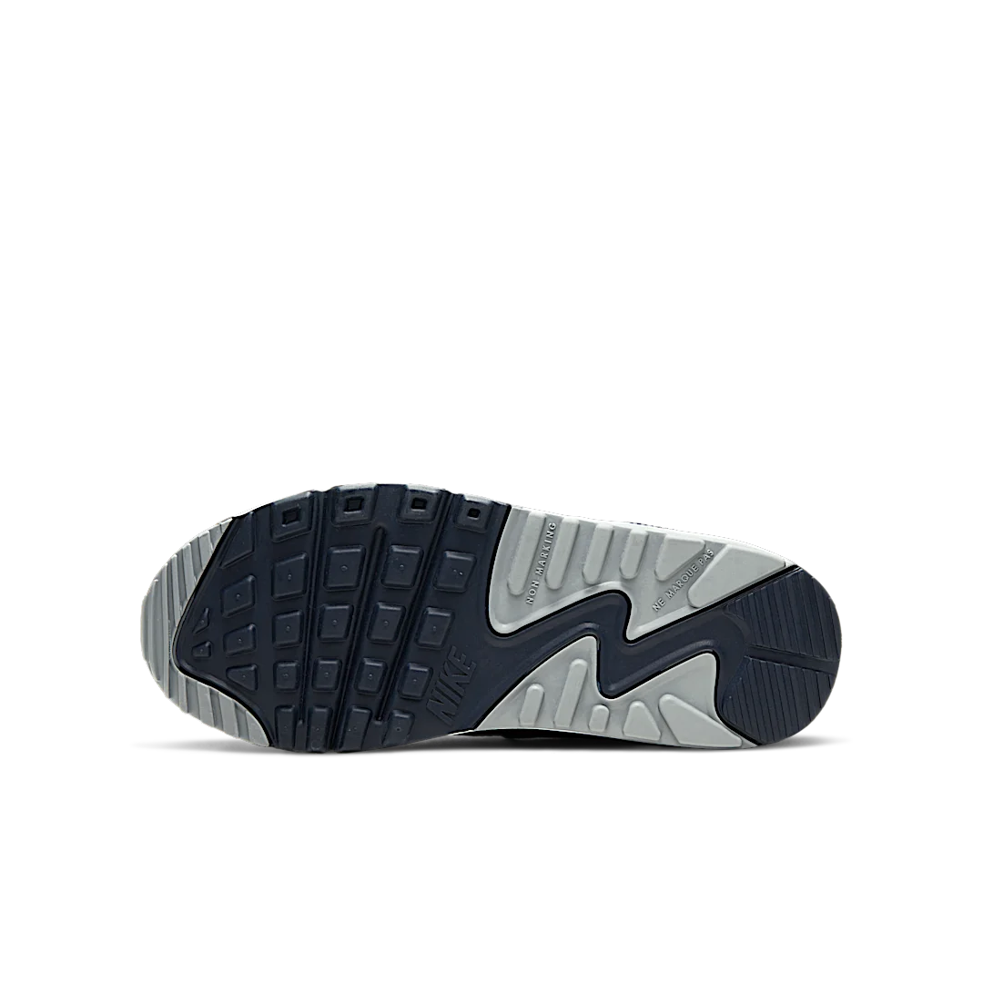 Overkicks - Nike Air Max 90 White Grey Obsidian (CD6864-105) - detalle suela