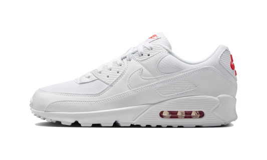 Overkicks - Nike Air Max 90 White Light Crimson (DM0029-118) - vista lateral