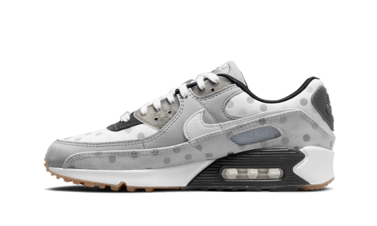 Overkicks - Nike Air Max 90 White Polka Dot (CZ1929-100) - vista lateral