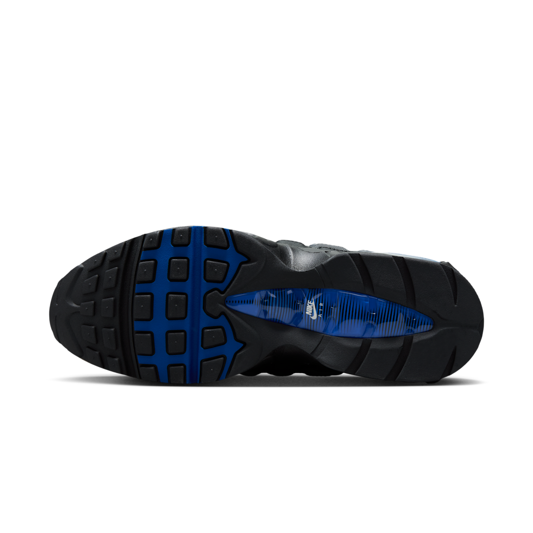 Overkicks - Nike Air Max 95 Big Bubble Black Game Royal (IM5987-010) - detalle suela