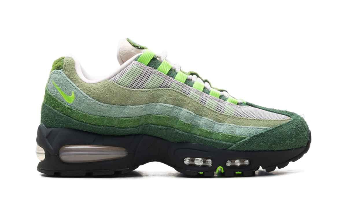 Overkicks - Nike Air Max 95 Big Bubble Ducks of a Feather Oregon Ducks The Woods (IQ3986-300) - detalle talón