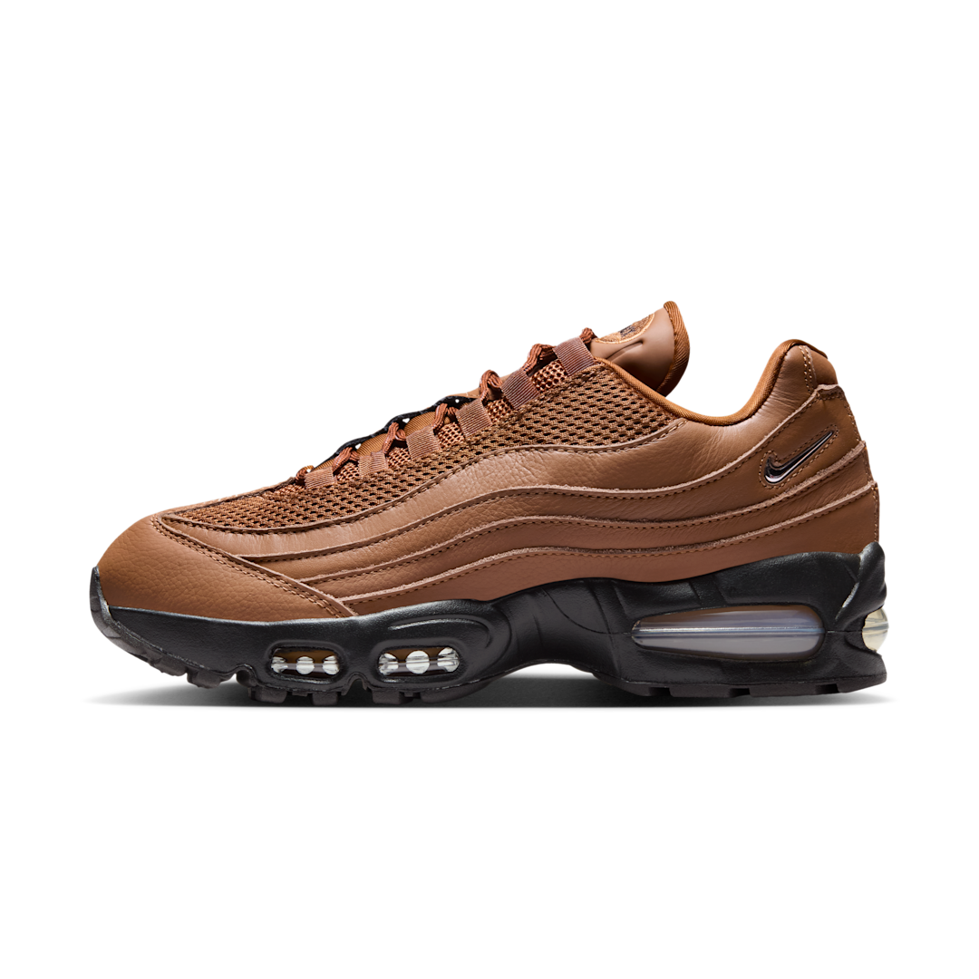 Overkicks - Nike Air Max 95 Big Bubble Light British Tan Jewel Swoosh (IH1413-200) - vista lateral