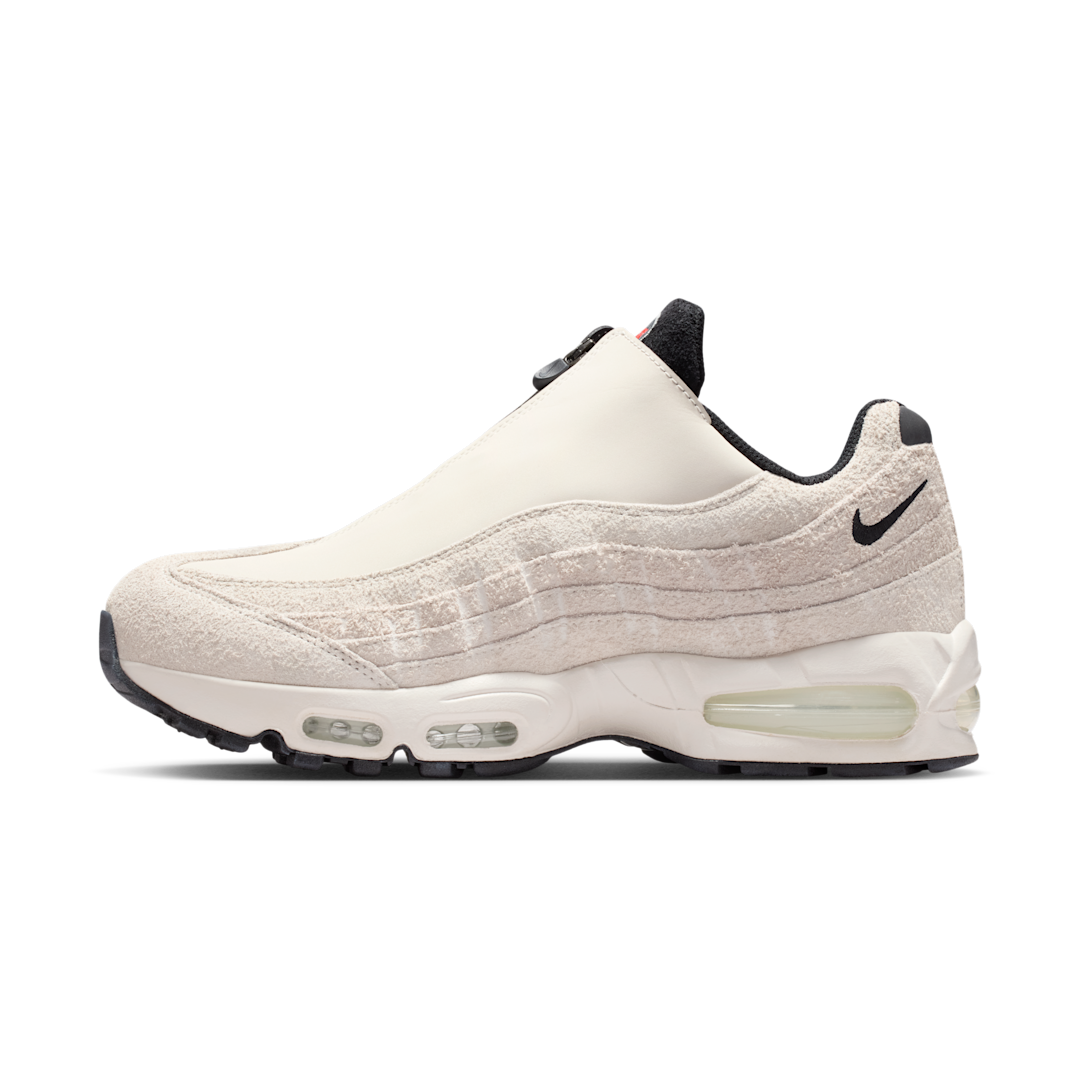 Overkicks - Nike Air Max 95 Big Bubble Phantom Light Crimson Smoke Grey Black (IM0695-002) - vista lateral