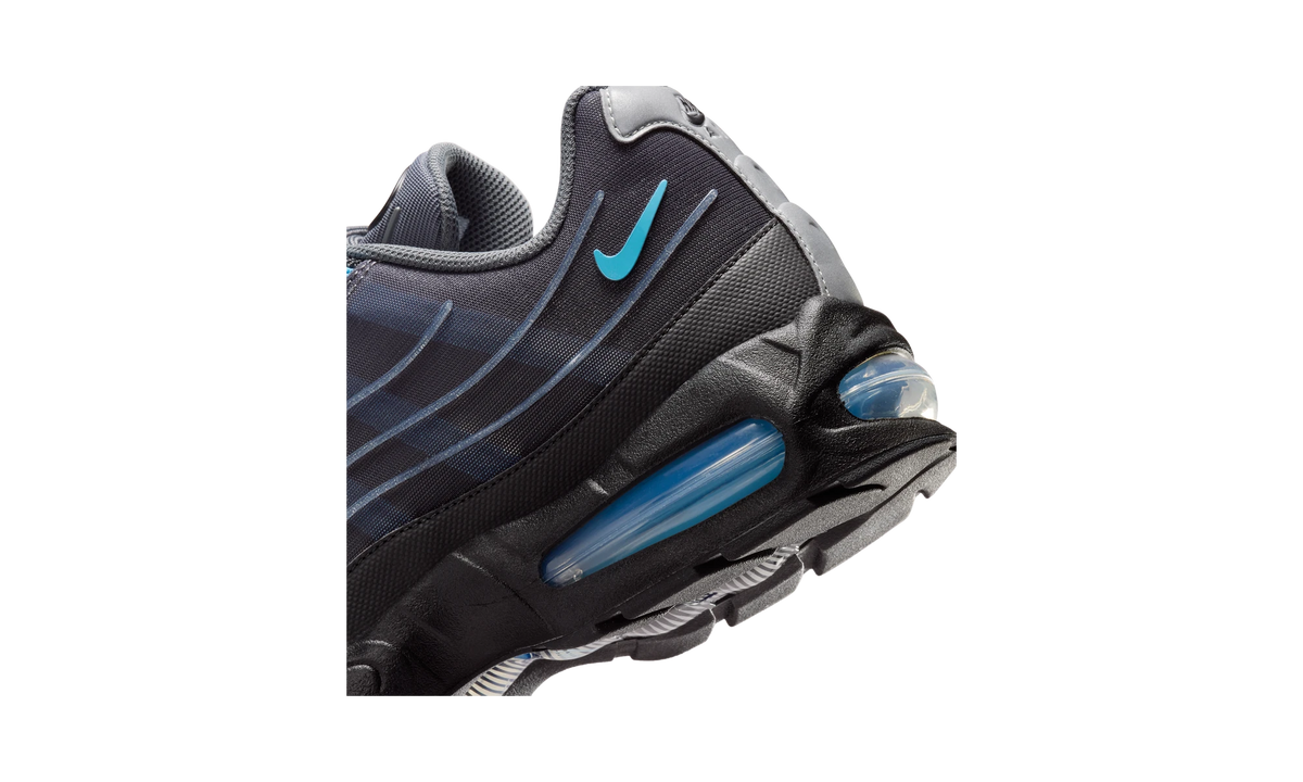 Overkicks - Nike Air Max 95 Big Bubble Tech Black University Blue (IH7853-002) - detalle
