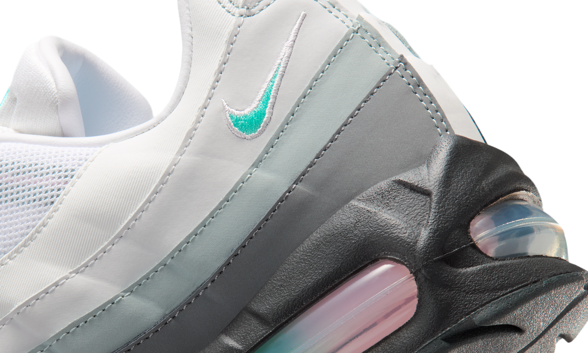 Overkicks - Nike Air Max 95 Big Bubble White Hyper Turquoise Pink Foam (IR1473-060) - detalle