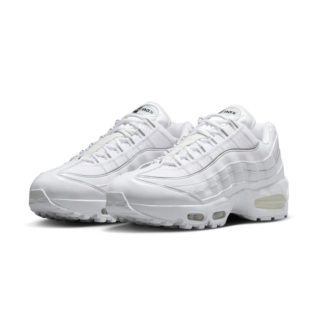 Overkicks - Nike Air Max 95 Big Bubble White Patent (IB6397-100) - vista trasera