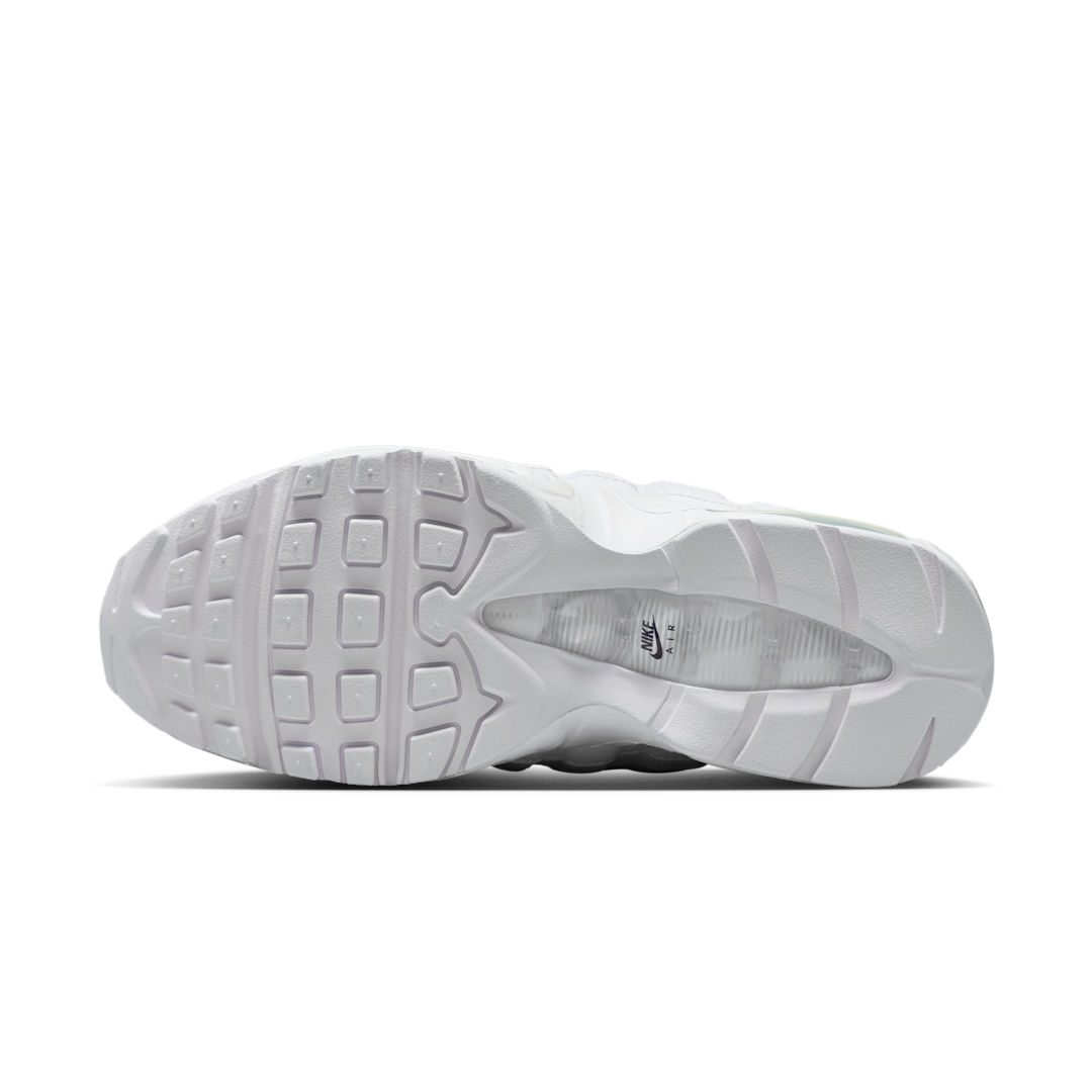 Overkicks - Nike Air Max 95 Big Bubble White Patent (IB6397-100) - detalle suela