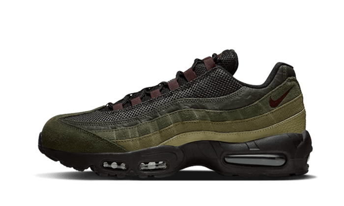 Overkicks - Nike Air Max 95 Black Earth Sequoia Cargo Khaki (FD0652-001) - vista lateral